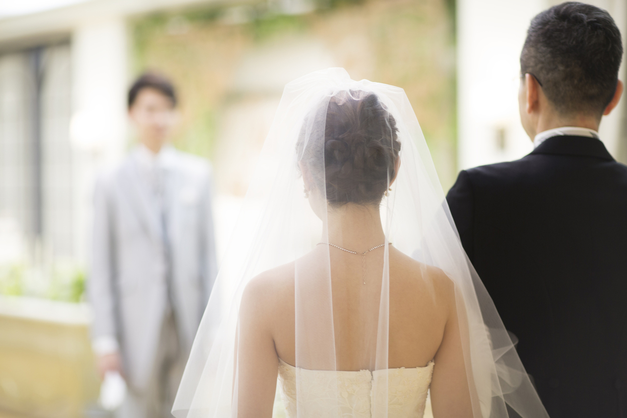 結婚式の写真